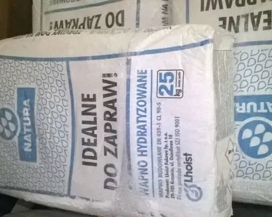 фото Известь гашеная гидратная