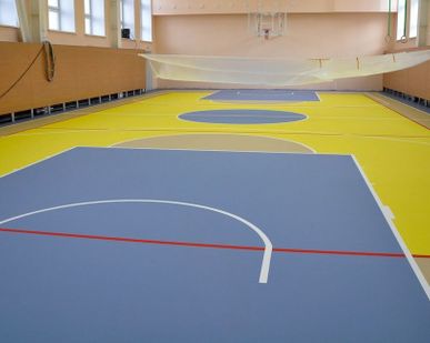 фото Устройство спортивных покрытий