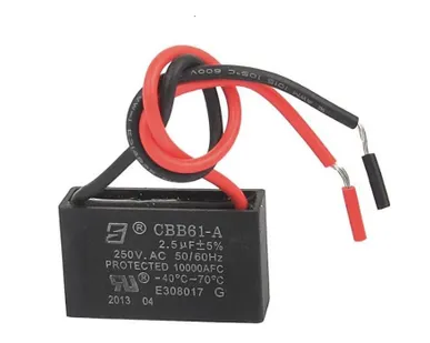 фото КОНДЕНСАТОР ПУСКОВОЙ CBB61 2,5 МКФ 450 В