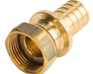 фото Переходник с накидной гайкой 16x2.2 -G 3/4" Евроконус, c гильзой в комплек