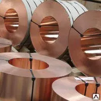 фото Лента медная 0.75 мм по ГОСТу 1173-2006, М1, М2, М1р, М3
в
