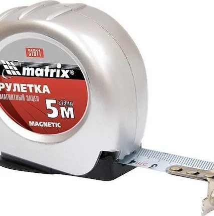 Фото №0 Рулетка Magnetik магнитный зацеп 7,5м 25мм MATRIX