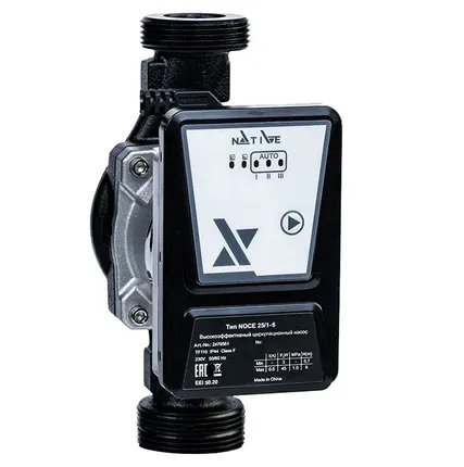 Фото №0 Циркуляционный насос Wilo NATIVE NOCE 25/6 -180 в комплекте с гайками