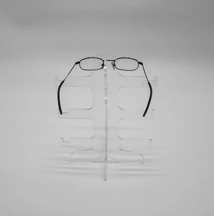 Фото №0 Подставка под очки, 3 яруса., 170*120*250мм, прозрачный