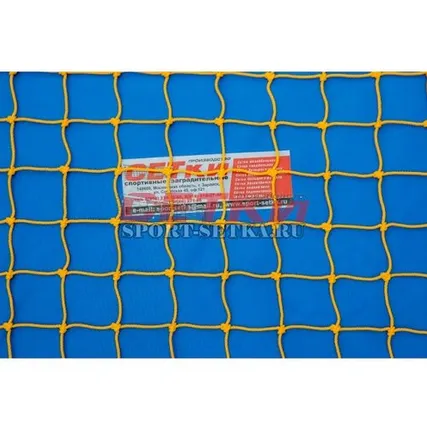 Фото №0 Сетка заградительная, ячейка 40*40, Д 2.8 мм, желтая