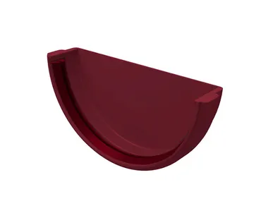 фото Заглушка желоба Классика 120 ПВХ Grand Line бордо (RAL 3005)
