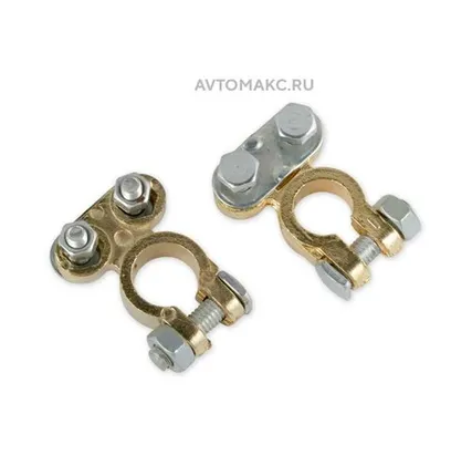 Фото №0 ARNEZI Клеммы аккумулятора прямые усиленные с крепежом (2шт.)