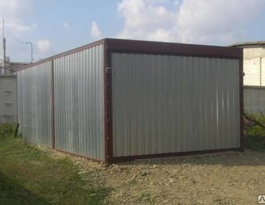 фото Металлический гараж