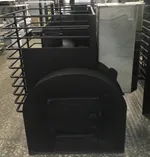 фото Печь для бани "Мустанг 7 с ба(круглый вынос) ком для воды с сеткой Люкс 700" 530-10мм/8мм