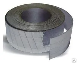 фото Лента клейкая монтажная алюминиевая