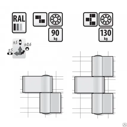 Фото №0 Петля дверная СТН-0611-10 б/п