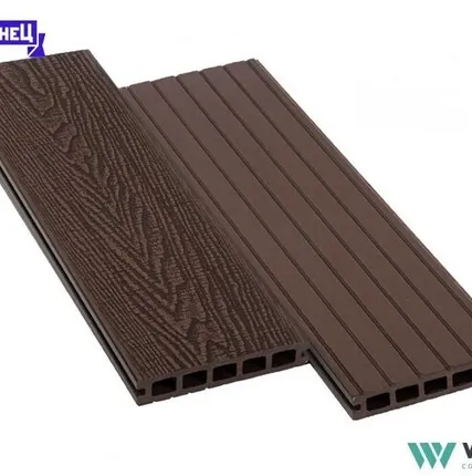 Фото №0 Террасная доска из ДПК Woodvex "Expert Antique" цвет: Венге, 150x25 мм (цена м2)