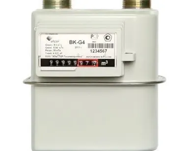 фото Счётчик газа бытовой ВК - G 1,6 левый