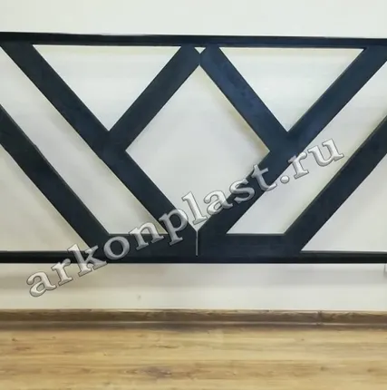 Фото №0 Пешеходное ограждение ПО-4 «Югра» в сборе, пог.м