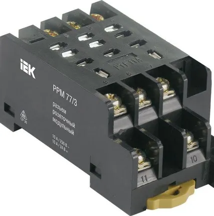 Фото №0 Разъем модульный РРМ78/4(PYF14A) для РЭК78/4(MY4) ИЭК RRP20D-RRM-4