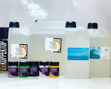 фото Прозрачный отвердитель VOLGA для эпоксидных смол