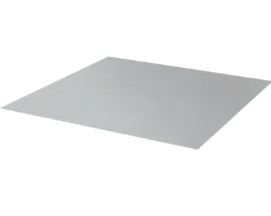 фото Лист с полимерным покрытием 0,45 мм пэ в пленке ral9002 серо-белый