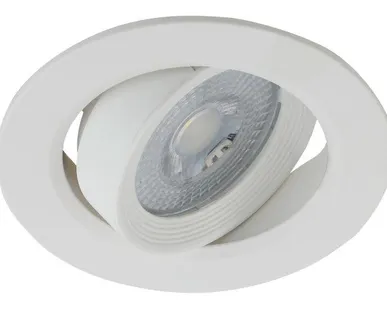фото Светильник светодиодный KL LED 22A-5 4K WH круглый поворотн. LED SMD 5Вт 4000К бел. ЭРА Б0037037