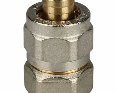 фото Переходник STOUT с внутренней резьбой 1/2 х16 для металлопластиковых труб винтовой