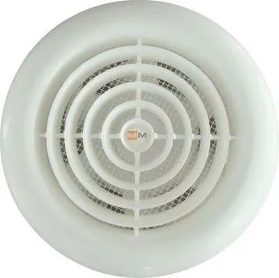 Фото №0 Осевой вентилятор MM 100 круглый белый с ОК MMotors JSC