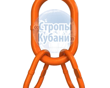 фото Звено NRLI грузовой цепи класса Т-8 с дополнительными кольцам