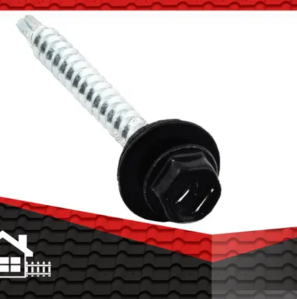 Фото №0 Саморез кровельный 4,8х35 RAL 9005