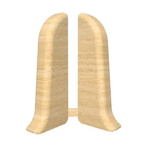 фото Заглушка для плинтуса правая, бук светлый