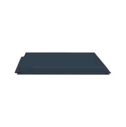 Фото №0 Фасадные кассеты Кровля Сервис Фирменная 340 Серый графитовый 0,7 мм