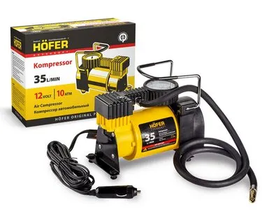 фото Автомобильный компрессор Hofer HF 909 301 35 л/мин 10 атм