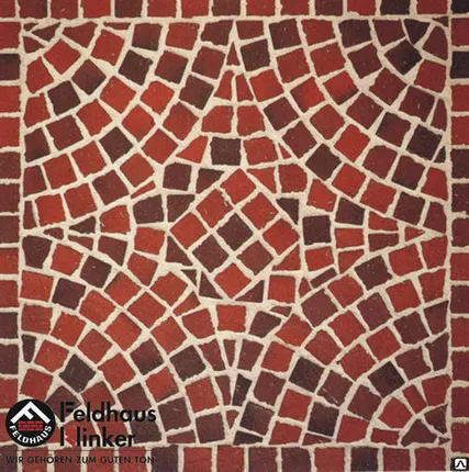 Фото №0 Кирпич мозаика Feldhaus Klinker "gala flamea" 240 x 118 x 52