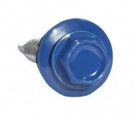 Фото №0 Саморез 5,5х25 HARDWEX оцинк. RAL 5005 Синий насыщенный под насадку для крепления стальных листов к металлическим конструкциям 00000018557