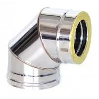 фото Дымоходы Теплов и Сухов Отвод Термо 87* ОТ-Р 430-0.8/430 D115/200* (3S)