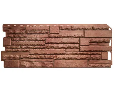 фото Фасадная панель (АП) "СКАЛИСТЫЙ КАМЕНЬ" Пиренеи 1160*450 мм (раб.размер 1040*425)