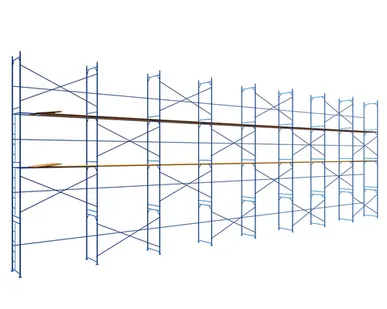 фото Леса рамные строительные ЛРС-40 8х24м (2 яруса