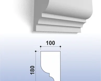 фото Карниз (лепнина) К029