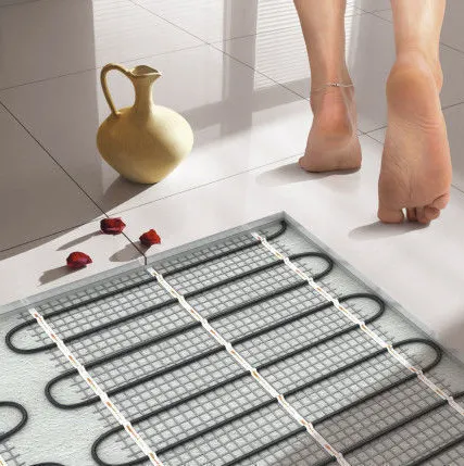 Фото №0 Кабельный теплый пол на мате, 0,5 м.кв. (мат нагревательный)