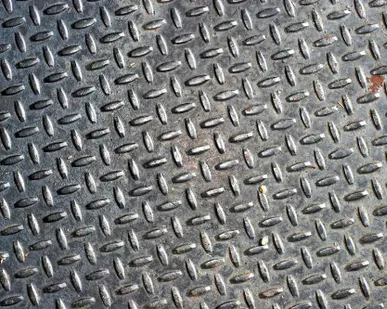 фото Лист рифленый РОМБ 8, ромб, чечевица