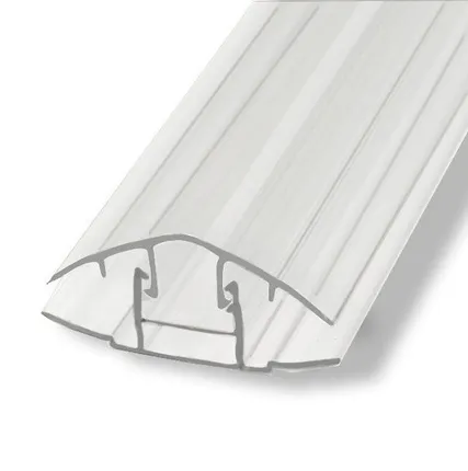 Фото №0 Профиль соединительный разъемный НCР 6-10мм прозрачный L=6м Новаттро