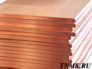 фото Лист бронзовый 18 мм БРБНТ