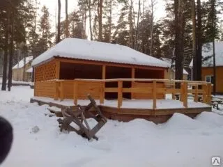 фото Беседка из бруса