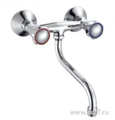 фото BY 121 22 05 Смеситель FERAT для мойки двухвентильный.