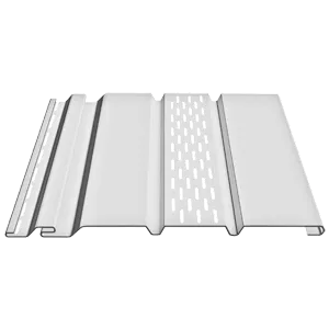 фото Соффит с центра-й перфорацией Дёке (пломбир)