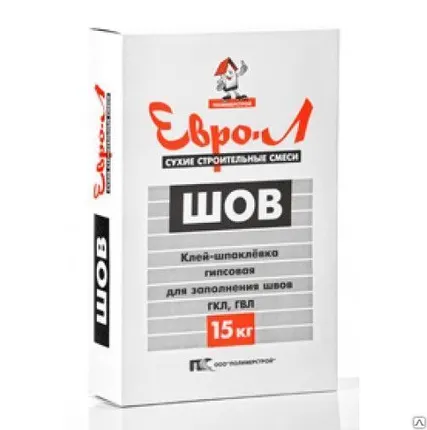Фото №0 Шпаклевка-клей гипсовый МОНТАЖ &quot;Евро Л&quot;