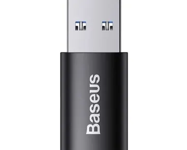 фото Адаптер-переходник Baseus Ingenuity Series Mini OTG (USB 3.1 to Type-C) чёрный