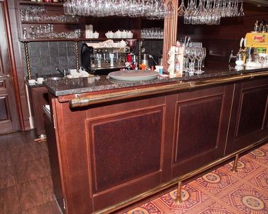 фото Барные отбойники из нержавейки