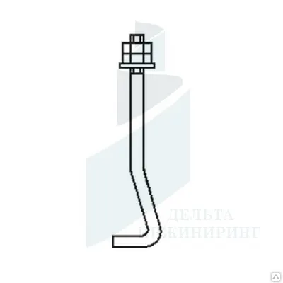 Фото №0 Болт фундаментный 1.2 М48Х1320 ст.3, ст.09Г2С, ст. 40Х ГОСТ 24379.1-80 (12)