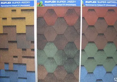 фото Черепица гибкая Руфлекс RUFLEX (Россия)