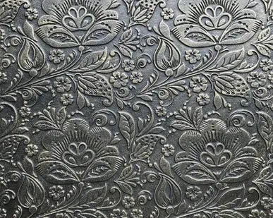 фото Чугунная плитка "Хохлома"