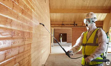 Фото №0 Пропитка огнебиозащитой