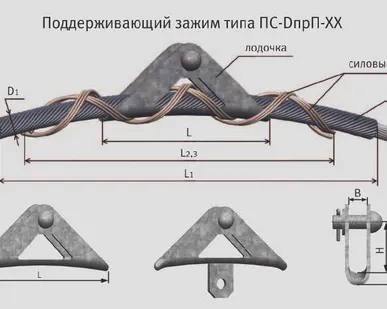 фото Зажим поддерживающий ПС 18,8П-11